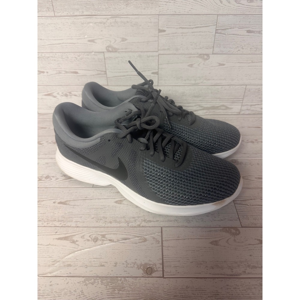 Nike Revolution 4 Mens Running Workout Shoes Grey Black‎ 908988-010 Size 11